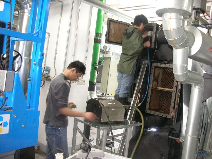 溴化锂机组安装使用的机械设备安装现场案例